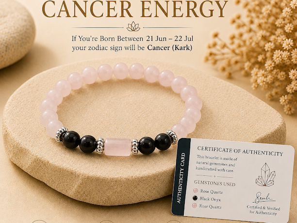 Cancer rashi Zodiac Bracelet
