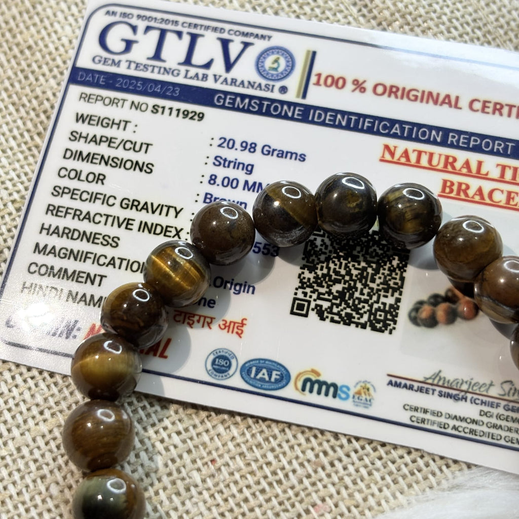 Tiger eye braclet