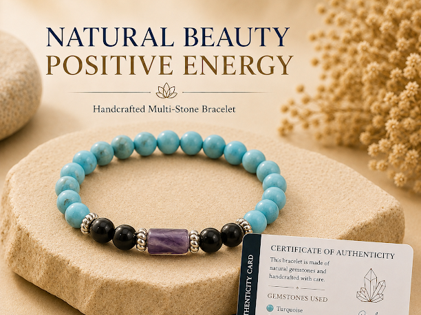 Aquarius Rashi Zodiac Bracelet