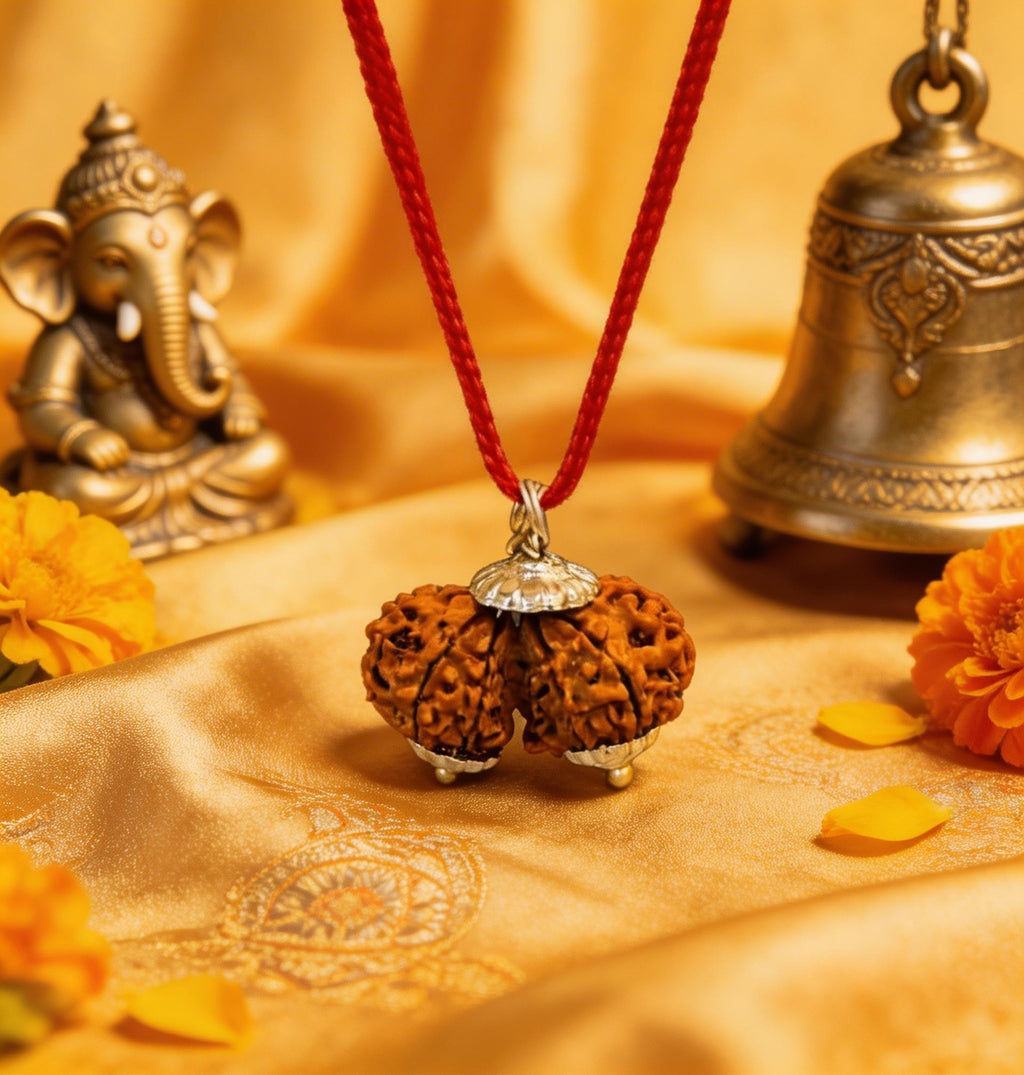 Authentic Gauri Shankar Nepali Rudraksha - Divine unity of Shiva & Shakti By Kashivardan....