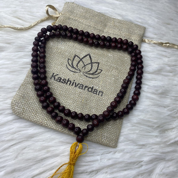 Red Sandalwood mala.