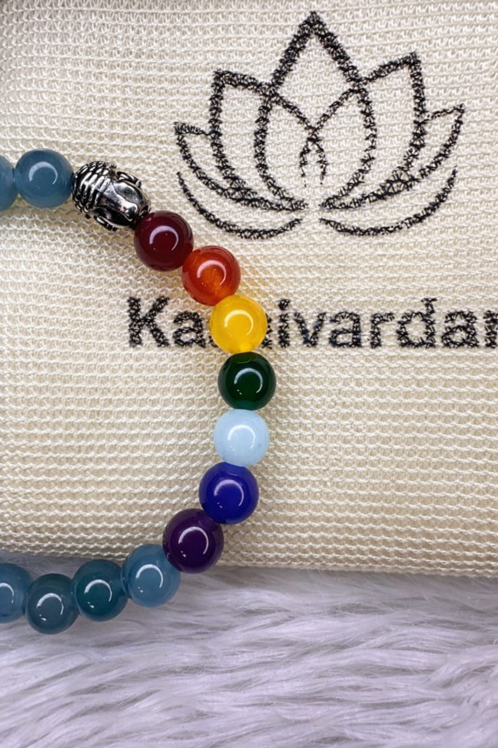 7 chakra budha in Optical blue crystal