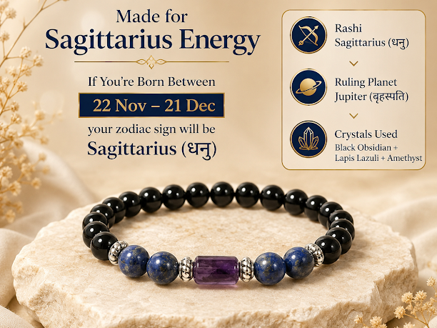 Dhanu Rashi Zodiac Bracelet