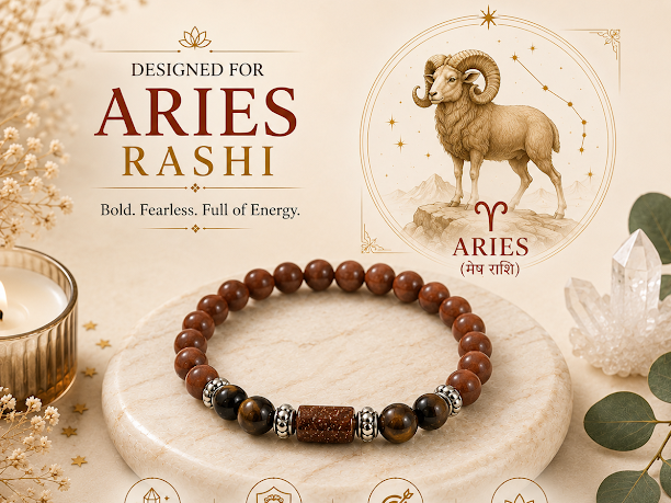 Aries Rashi Zodiac Bracelet