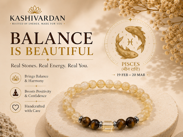 Pisces Rashi Zodiac Bracelet